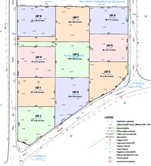 terrain a batir à la vente -   33340  LESPARRE MEDOC, surface 690 m2 vente terrain a batir - UBI416839065